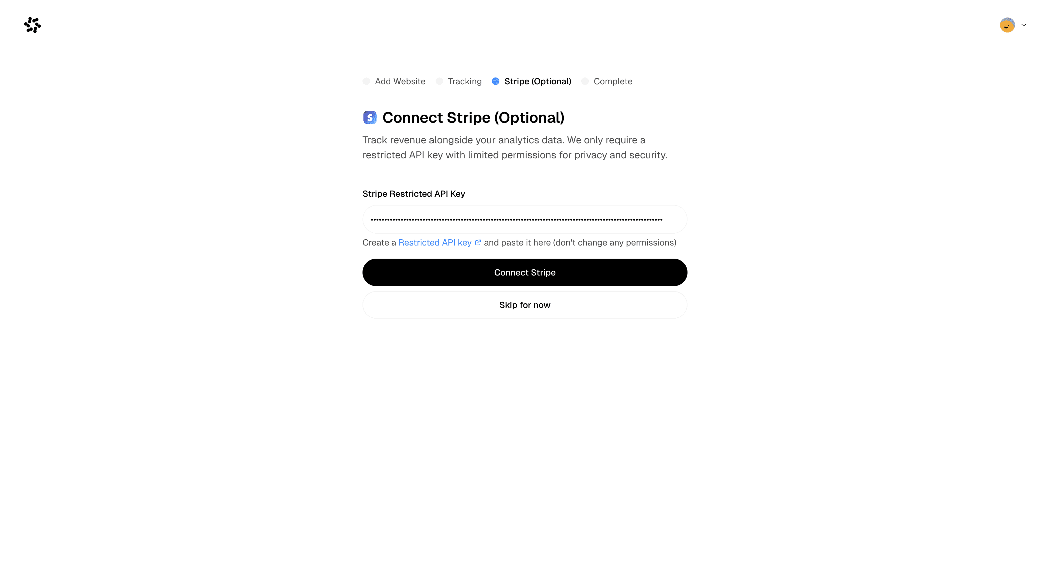 Step 3: Connect Revenue (Optional)